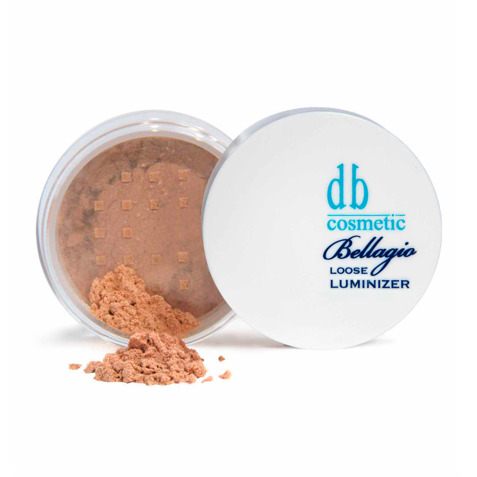 Уцінка! Розсипчаста пудра для обличчя db Cosmetic Bellagio Loose Luminizer з голографічним ефектом 065, 7 г
